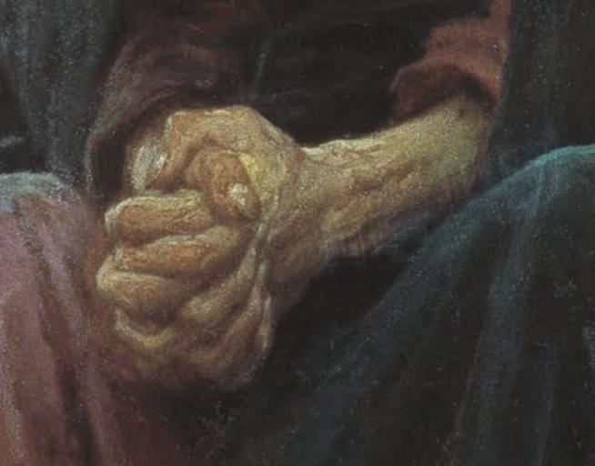 Руки Христа (фрагмент картины)
