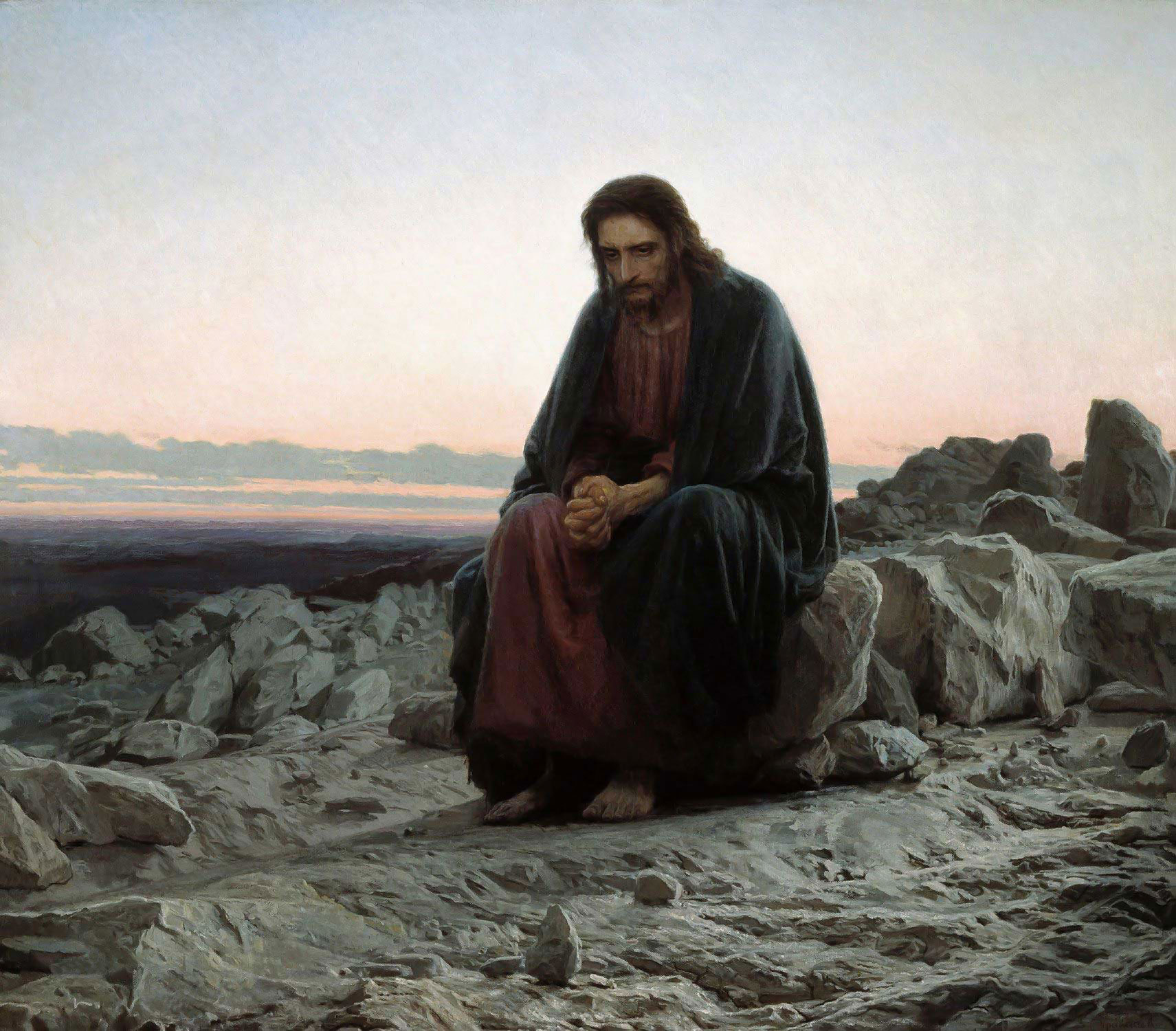 «Христос в пустыне», Иван Крамской, 1872 год