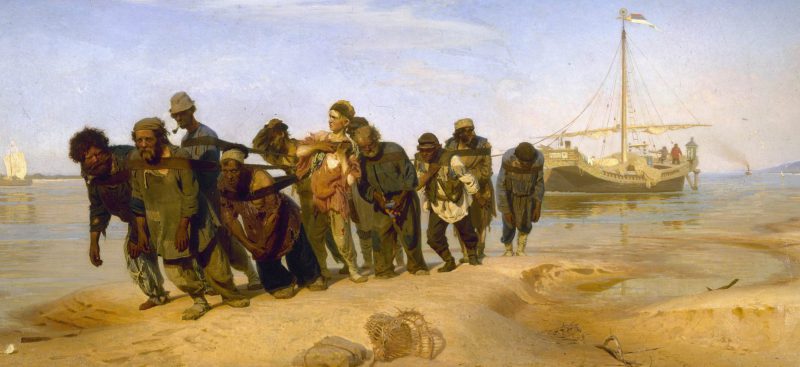 Илья Репин, «Бурлаки на Волге», 1872—1873 год