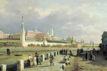 Пётр Верещагин «Вид Московского кремля», 1879 год