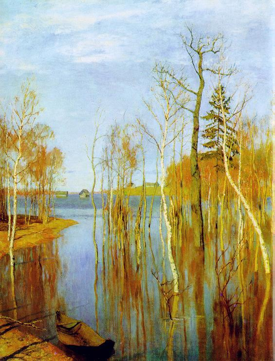 Исаак Ильич Левитан «Весна. Большая вода», 1897 год