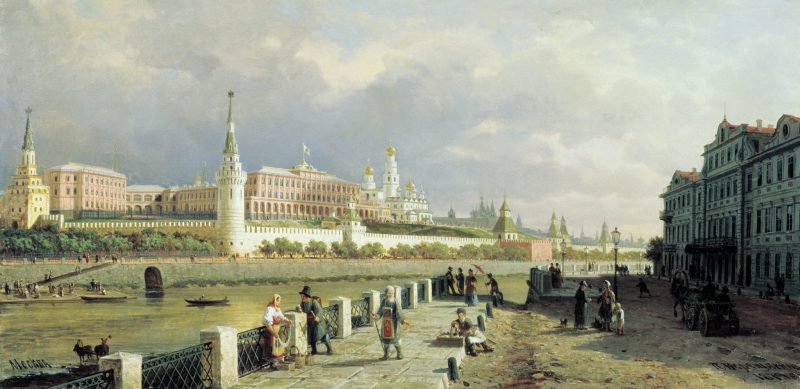 Пётр Верещагин «Вид Московского кремля», 1879 год