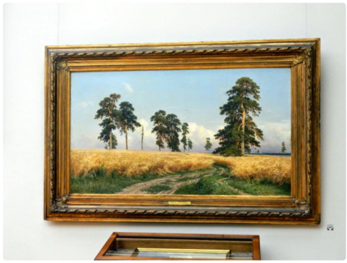 Картина Шишкина "Рожь" В Третьяковской галерее