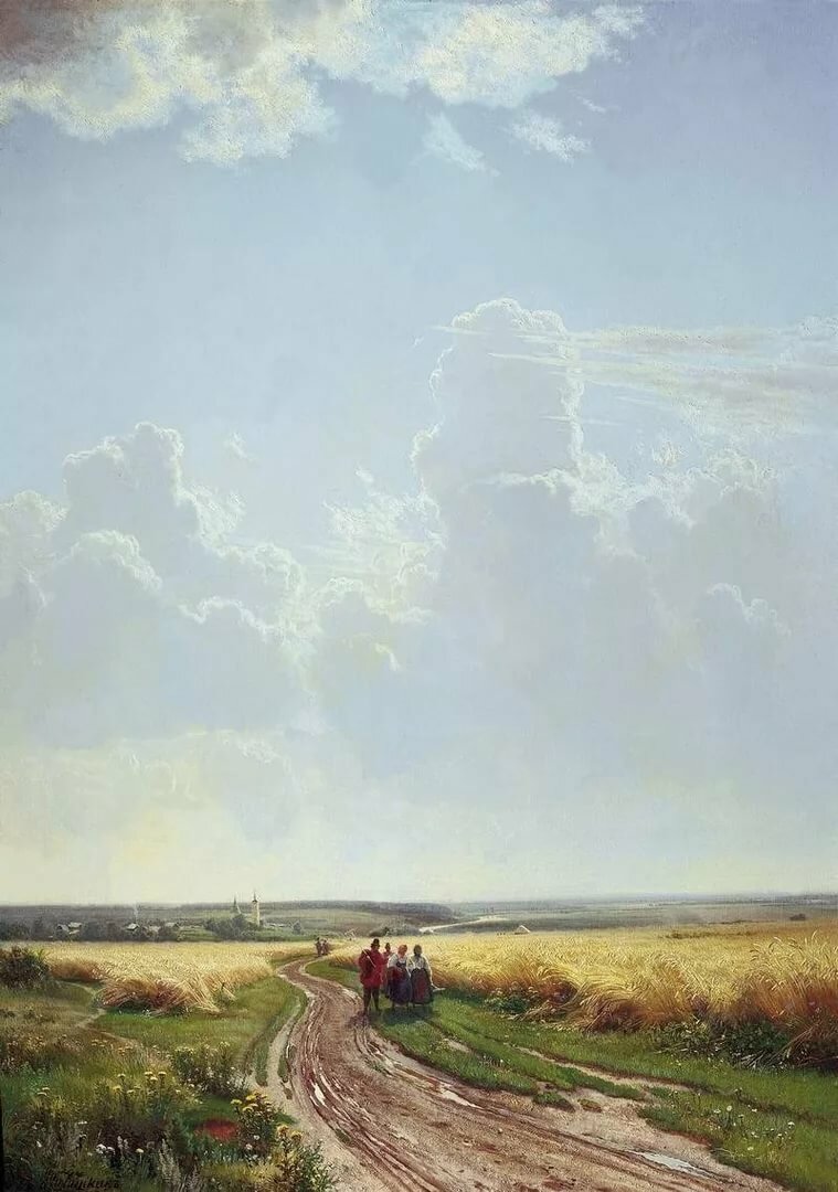 Шишкин И.И. «Полдень. В окрестностях Москвы», 1869 год