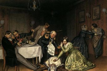 П. А. Федотов «Все холера виновата», 1848 год