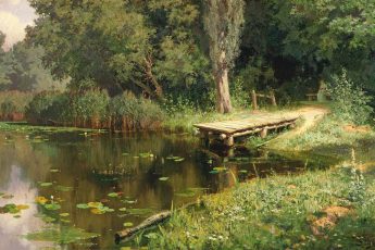 Василий Поленов «Заросший пруд», 1879 год