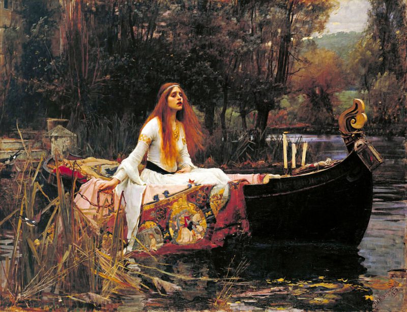 Джон Уильям Уотерхаус «Леди из Шалот», 1888 год