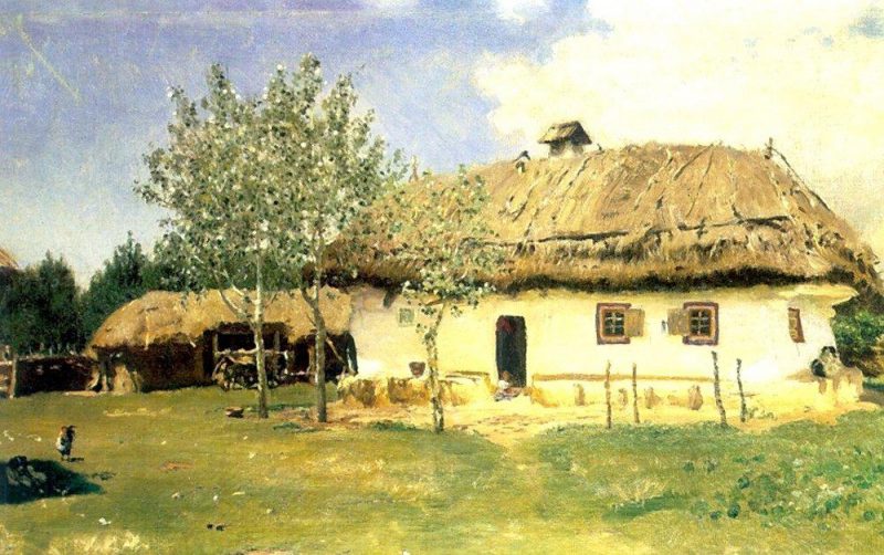 Илья Ефимович Репин «Украинская хата», 1880 год