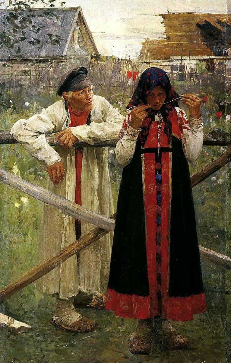 Иванов Михаил Филиппович «Ответа жду», 1900 год
