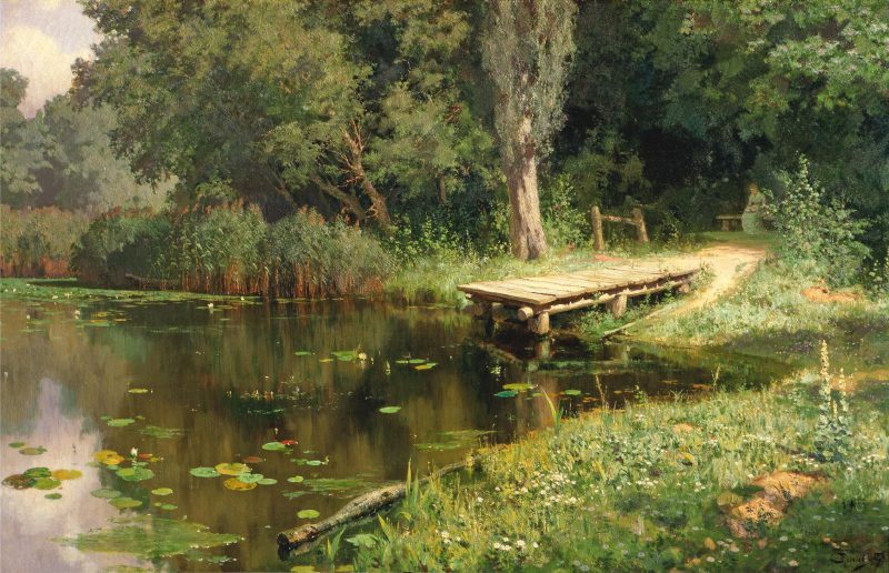 Василий Поленов «Заросший пруд», 1879 год