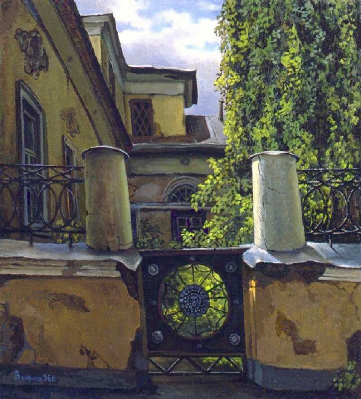 Владимир Парошин «Особняк в Мансуровском переулке», 1996 год
