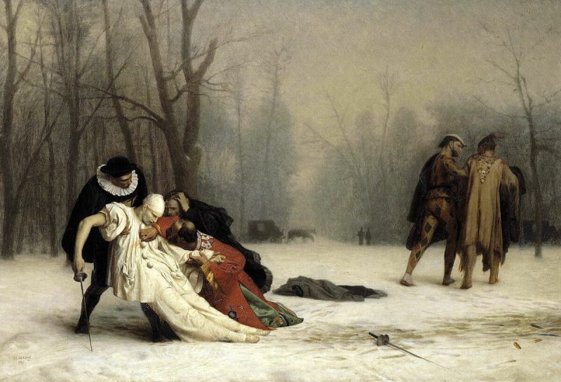 Жан-Леон Жером «Дуэль после маскарада», 1857 год