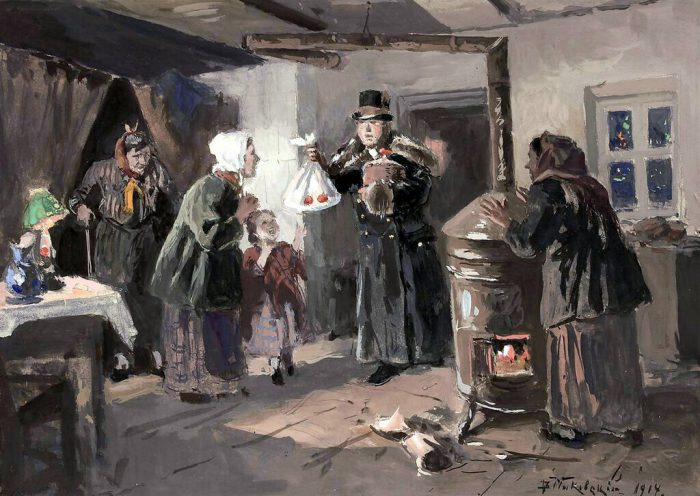 Маковский В. Е. «Благодетель», 1914 год