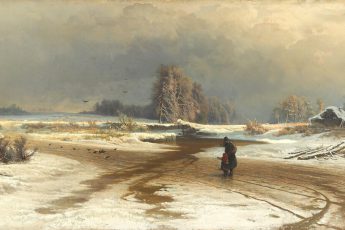 Фёдор Васильев «Оттепель», 1871 год
