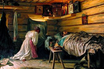 Василий Максимов «Больной муж», 1881 год