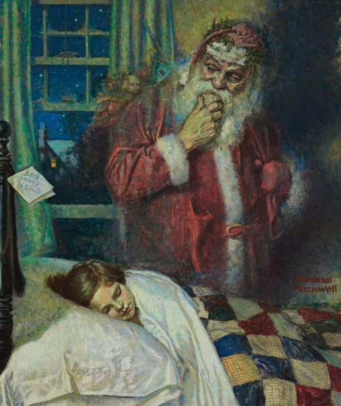 Норман Роквелл «Санта Клаус», 1921 год