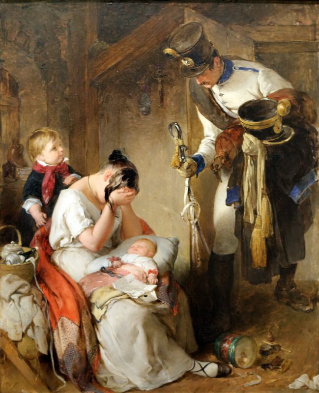 Питер Фенди «Печальное известие», 1838 год
