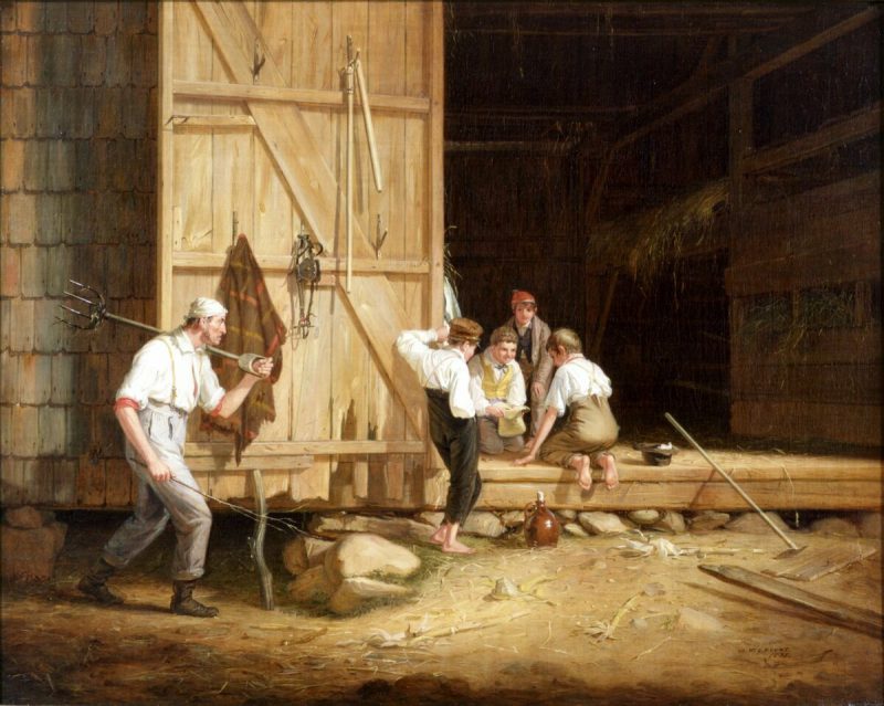 Уильям Сидней Маунт «Игроки- прогульщики» («Непослушные мальчишки»), 1835 год