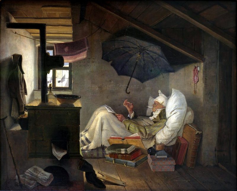 Карл Шпицвег «Бедный поэт», 1839 год