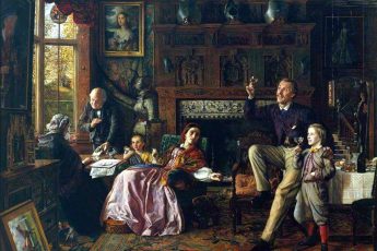 Роберт Брайтуэйт Мартино «Последний день в старом доме», 1862 год