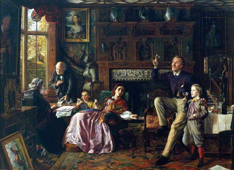 Роберт Брайтуэйт Мартино «Последний день в старом доме», 1862 год