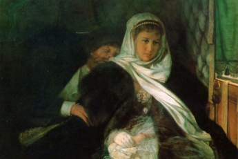 Фирс Журавлев «Возвращение с бала»,1869 год