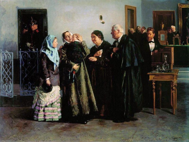 Владимир Маковский, «Оправданная», 1882 год