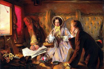 Абрахам Соломон «Первый класс. Встреча и любовь с первого взгляда», 1854 год