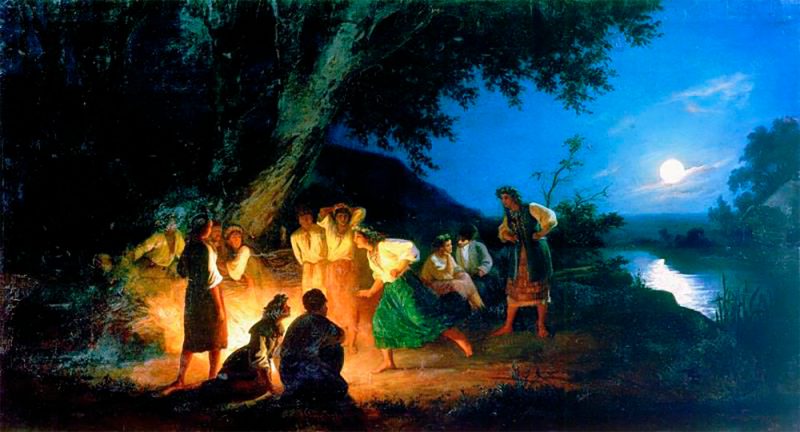 Генрих Семирадский «Ночь накануне Ивана Купалы», 1880-е гг.