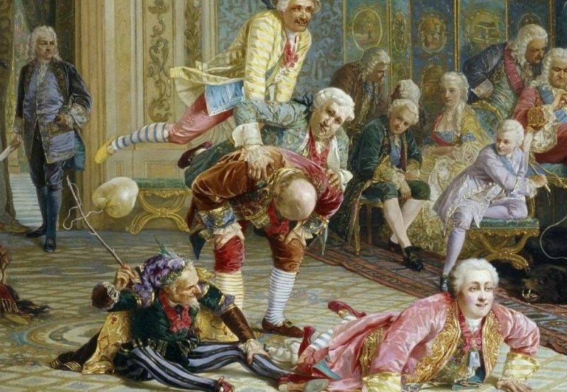 Валерий Якоби «Шуты при дворе императрицы Анны Иоанновны», фрагмент