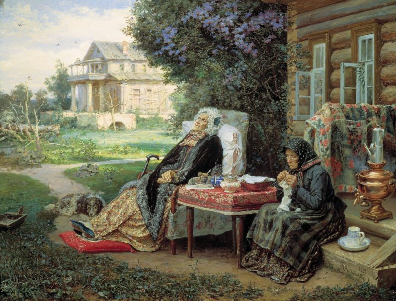 Максимов Василий «Всё в прошлом», 1889 год