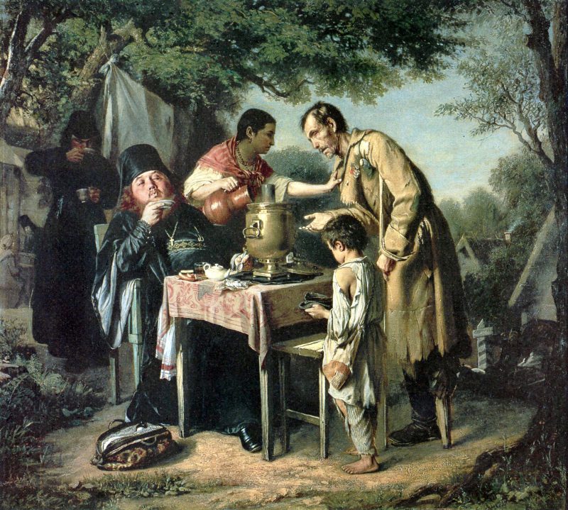 Василий Перов «Чаепитие в Мытищах близ Москвы», 1862 год 