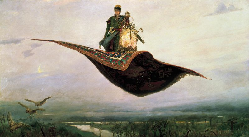 Виктор Васнецов «Ковёр-самолет», 1880 год