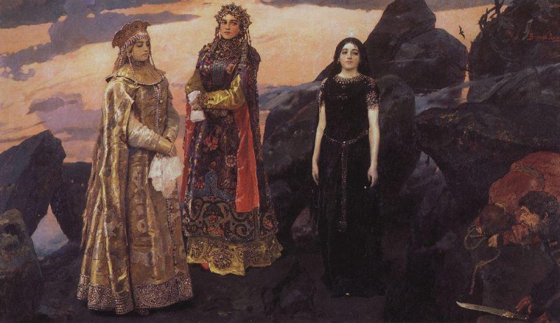 Виктор Васнецов «Три царевны подземного царства», 1884 год