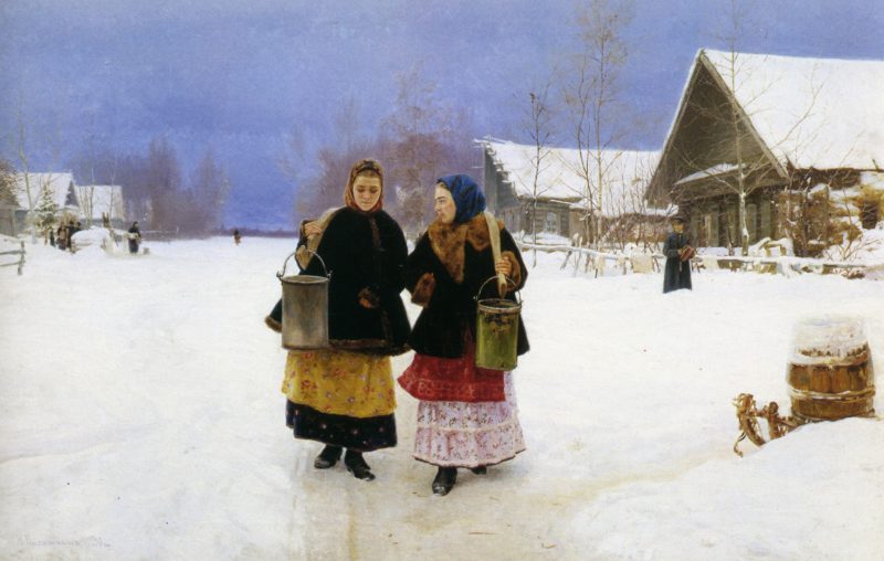 Николай Касаткин «Соперницы», 1890 год