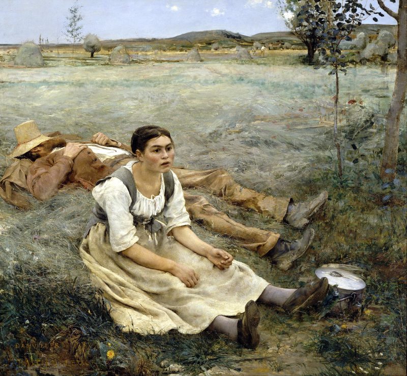 Жюль Бастьен-Лепаж «Сенокос», 1877 год