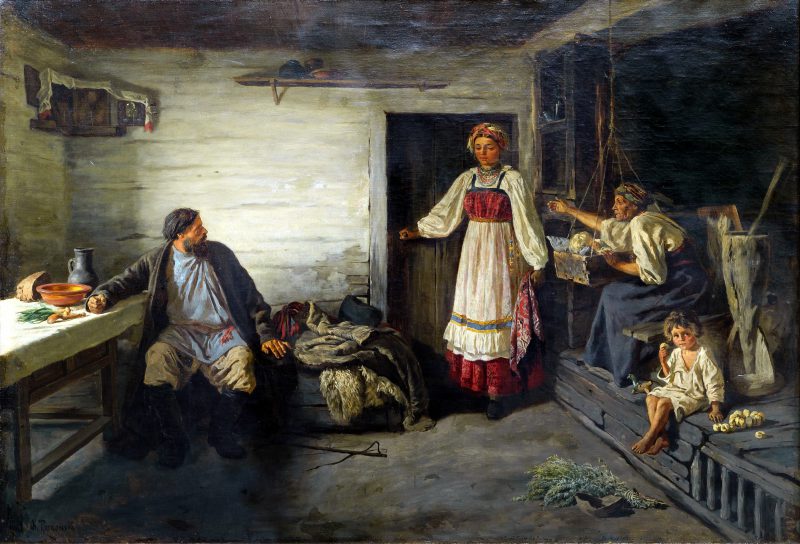 Константин Трутовский «Где была?», 1879 год