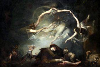 Генрих Фюсли «Сон пастуха из оперы "Потерянный рай"», 1793 год