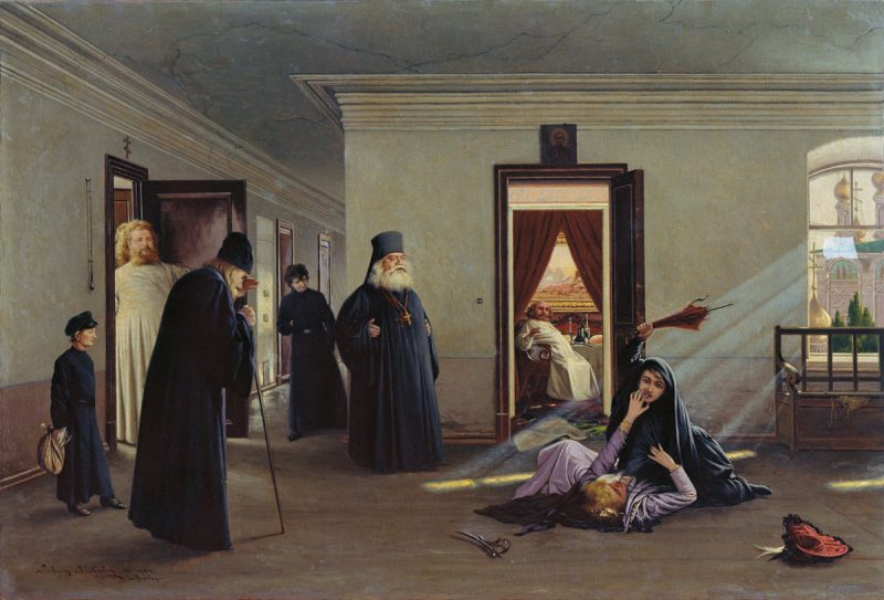 Павел Яковлев «В тихой обители», 1896 год