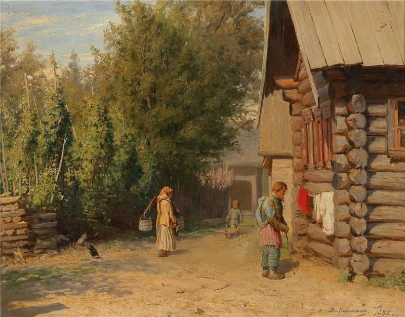 Василий Максимов «Деревня», 1882 год