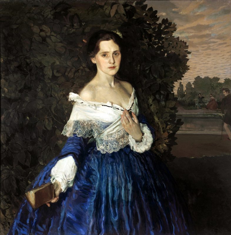 Константин Сомов «Дама в голубом», 1900 год