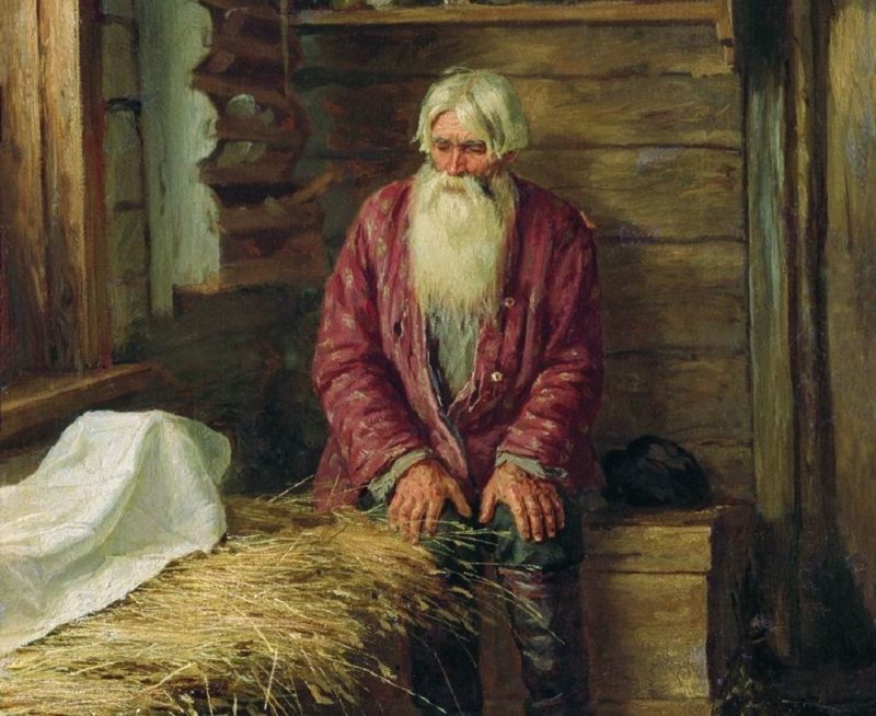 Василий Максимов «Пережил старуху», фрагмент