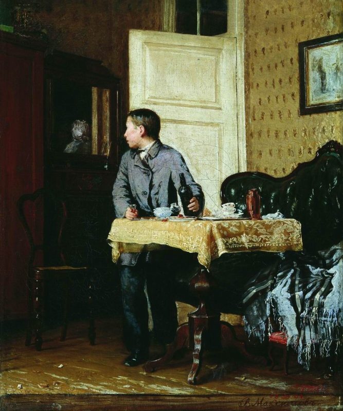 Василий Максимов «По примеру старших», 1864 год