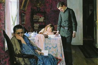 Алексей Корин «Опять провалился», 1891 год