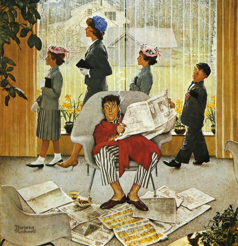 Норман Роквелл «Пасхальное утро», 1959 год