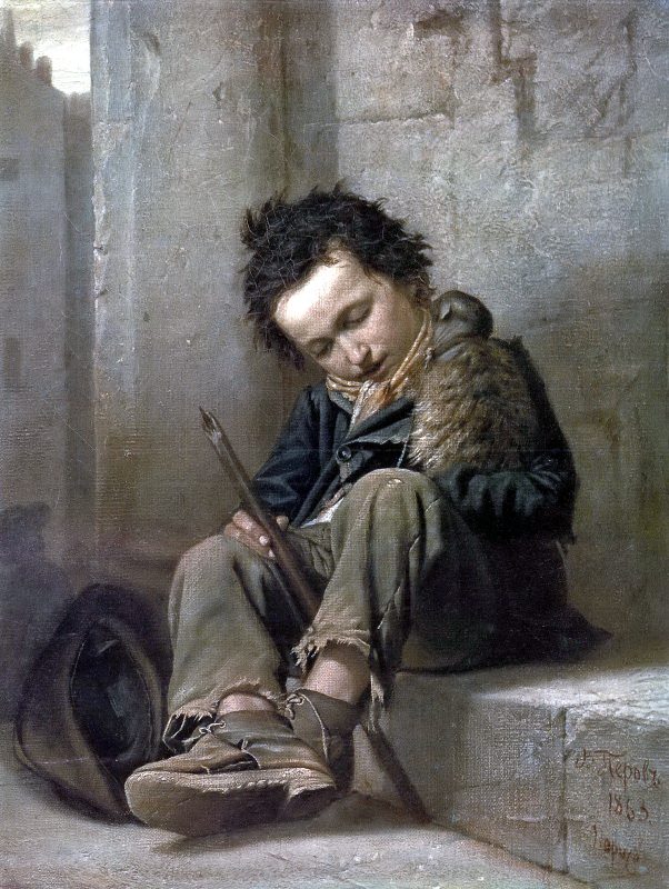 Василий Перов «Савояр», 1864 год