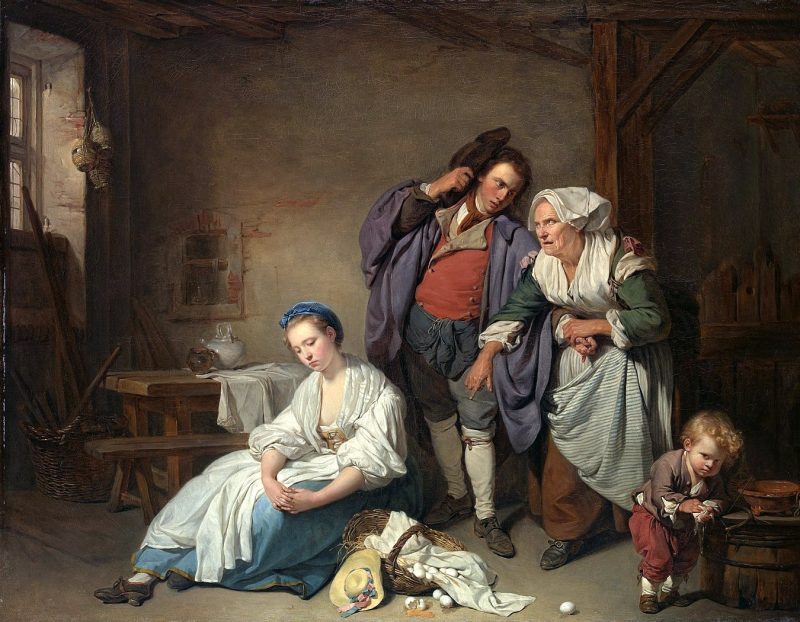 Жан-Батист Грёз «Разбитые яйца», 1756 год