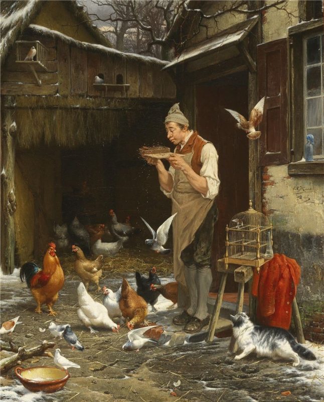 Юджин Реми Мэйс и Дэвид Коль «Любитель голубей», конец XIX века