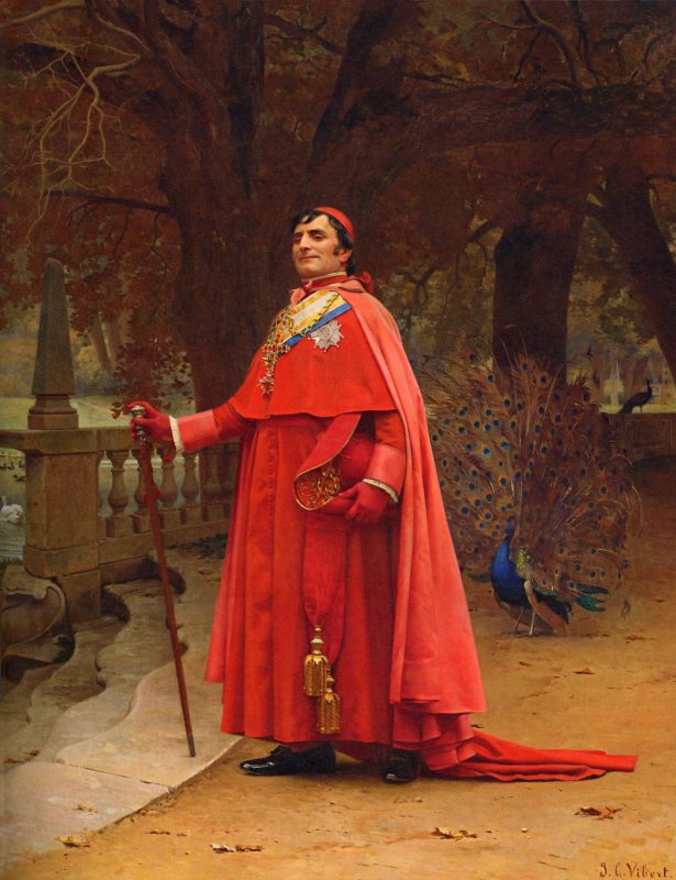 Жан-Жорж Вибер «Прихорашивающийся павлин», конец XIX века