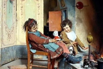 Гаэтано Кьеричи «Счастье игры», 1878 год